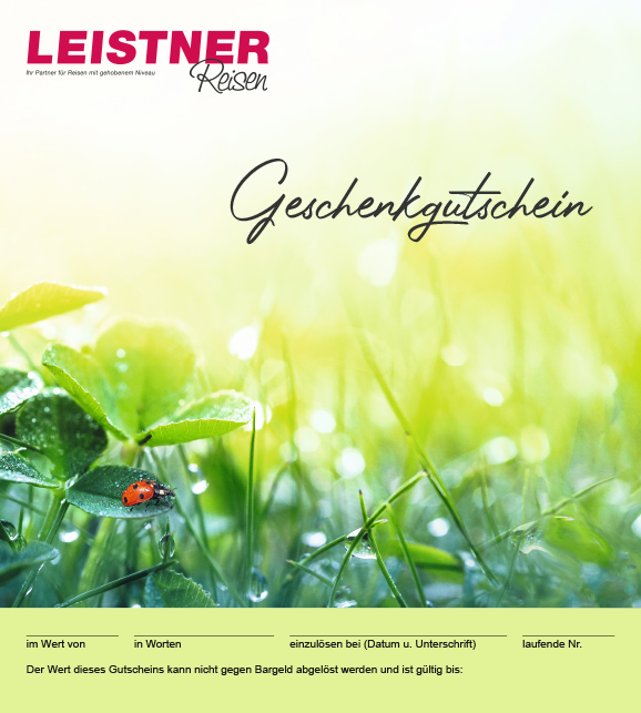 Gutscheine Glückwunsch